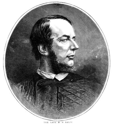 迈克尔·威廉·巴尔夫（Michael William Balfe），爱尔兰裔英国作曲家和歌手，1870年 作者 不明