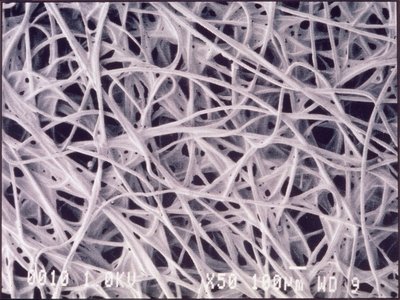 Micrographs (Light) Chemotextile cloth, light micrograph 作者 不明