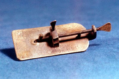 显微镜，安东·范·列文虎克（Anton Van Leeuwenhoek），荷兰，c1670 作者 不明