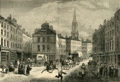 中间街区，圣吉利斯，大约1838年，1881年。 作者 不明