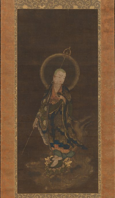 Mikaeri Jizo Bosatsu，14世纪。 作者 不明