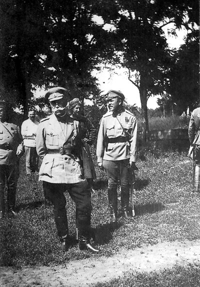 米哈伊尔·阿列克谢耶夫（Mikhail Alekseyev），志愿军总司令，1918年，俄罗斯叶卡捷琳诺达尔 作者 不明