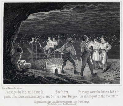 Mine de sel: la traversee du lac sale, a l