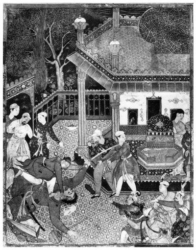 达斯坦·阿米尔·哈姆扎（Dastan e-Amir Hamza）的缩影，摄于1958年 作者 不明