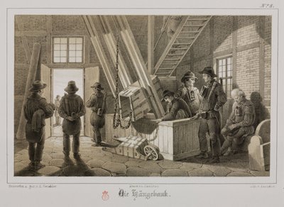 Migodi, Metal Ores Pithead wa mgodi, Germany, c 1851 作者 不明