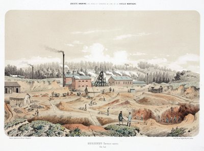 Mining, Metal Ores Zinc mine, Neutral Moresnet (Moresnet neutre) 作者 不明