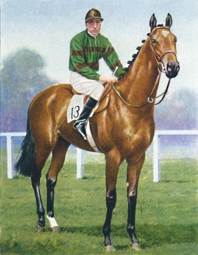 骑师米尔扎二世：H。Wragg，1939年 作者 不明