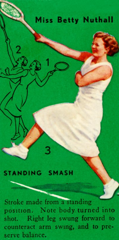 贝蒂·努萨（Betty Nuthall）小姐-站立粉碎，c1935年。 作者 不明
