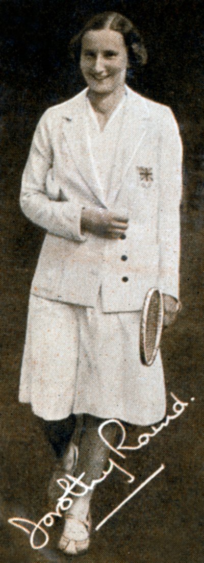 1934年温网女冠军多萝西·朗德小姐 作者 不明