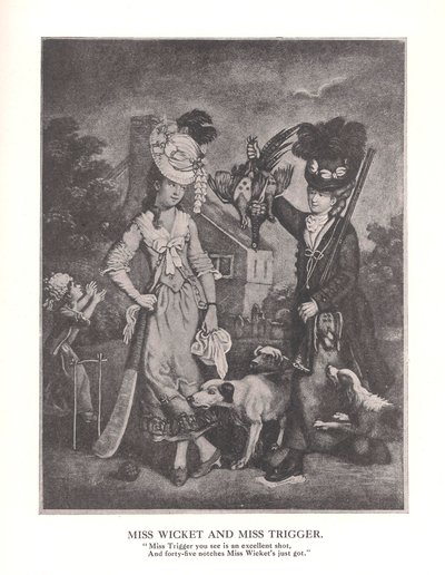 Wicket小姐和MissTrigger小姐，c1778，1912年 作者 不明