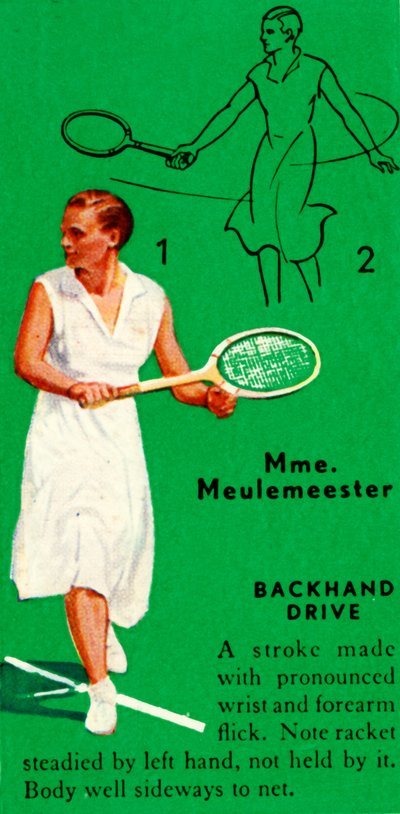 嗯Meulemeester-反手驱动器，c1935年。 作者 不明