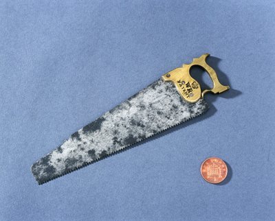 细木工手锯模型，c1816 作者 不明