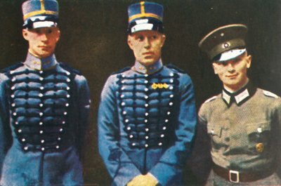 1928年现代五项全能冠军。 作者 不明