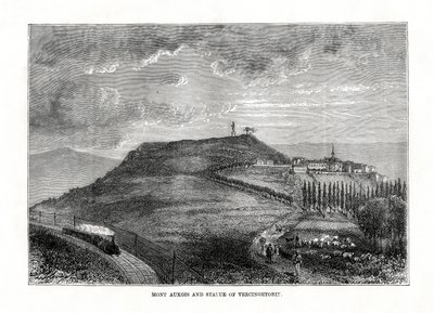 Mont Auxois和法国Vercingetorix雕像，1879年 作者 不明