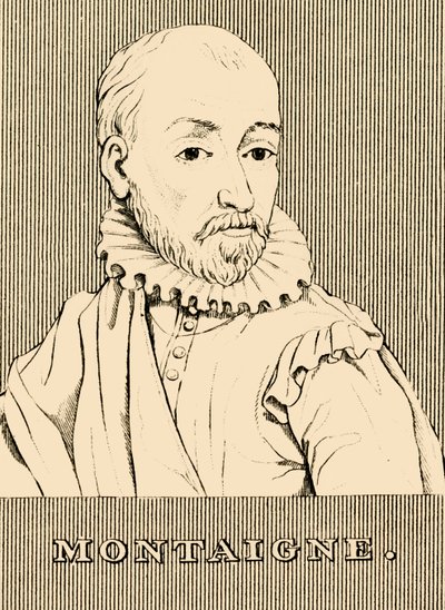 蒙田（Montaigne），1533-1592，1830年。 作者 不明