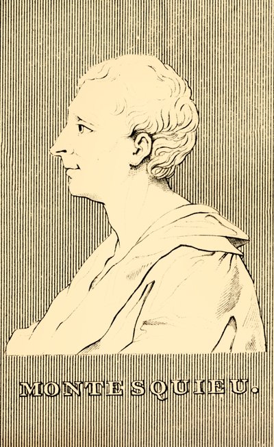 孟德斯鸠（1689-1755，1830）。 作者 不明