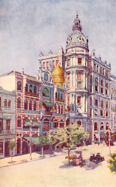 摩尔建筑和先生。几内亚办事处，里奥·布兰科大道（Avenida Rio Branco），1914年 作者 不明