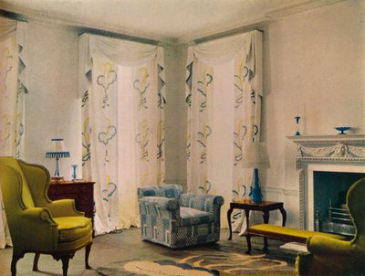 1932年在伦敦汉普斯特德Templewood Avenue 9号Vestey先生家中的晨间 作者 不明