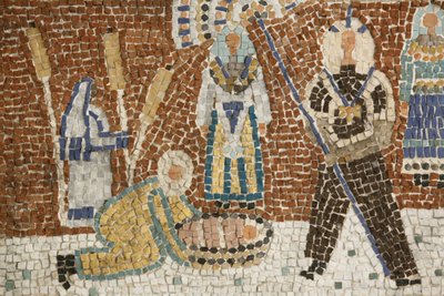 Mosaic depicting Moses