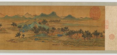 山雾，春天的早晨，17世纪。 作者 不明