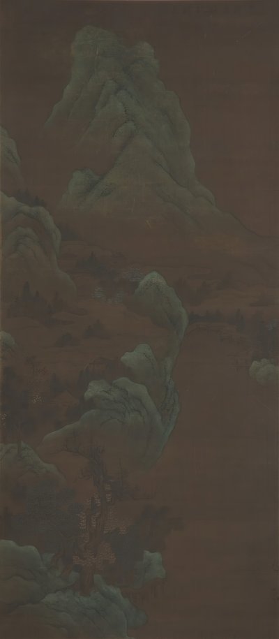 山区风景。 作者 不明