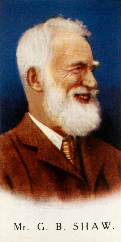 GB Shaw先生，1927年。 作者 不明