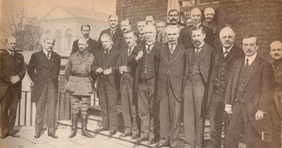 总理劳埃德·乔治（Lloyd George）先生和他的一些同事在1917年，c1917年，1935年 作者 不明