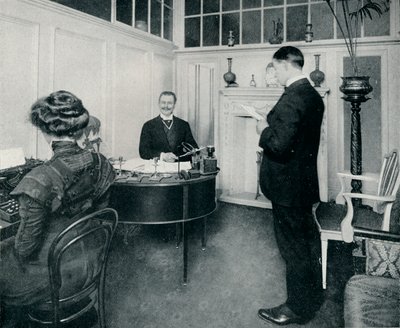 桑多先生参加他的往来信件，c1898 作者 不明