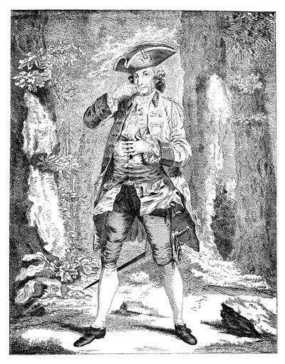伍德沃德先生（Mercutio），1753年 作者 不明