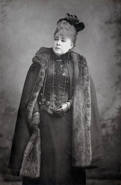 班克罗夫特·尼·玛丽·威尔顿夫人（1840-1921），英国女演员，大约1890年 作者 不明