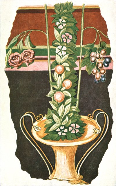 1928年，瑞士Commugny，一座罗马别墅的壁画。 作者 不明