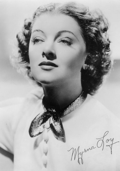 迈娜·洛伊（Myrna Loy）1905-1993，美国女演员，C1930年代 作者 不明