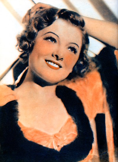 玛娜·洛伊（Myrna Loy），美国女演员，1934-1935年 作者 不明