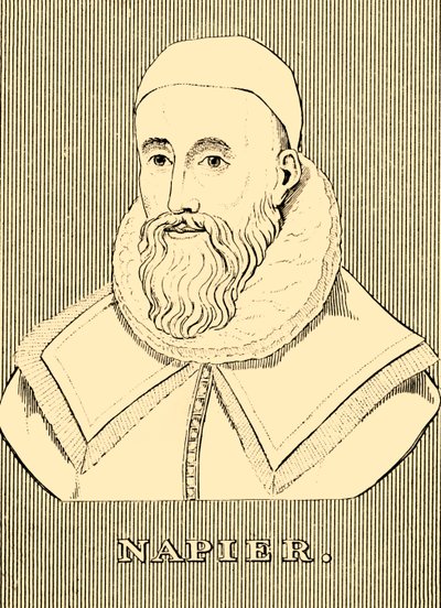 纳皮尔（Napier），1550年至1617年，1830年。 作者 不明