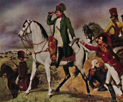 拿破仑一世1769-1821。 1934年在Wagram附近的Schiacht。 作者 不明