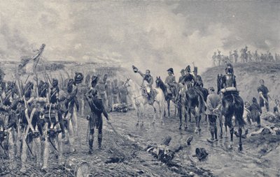 拿破仑和老兵在滑铁卢之前，1815年，1896年 作者 不明