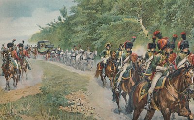 拿破仑旅行方式，c1800，1896。 作者 不明