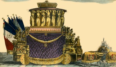 拿破仑葬礼马车，1840年，1921年。 作者 不明