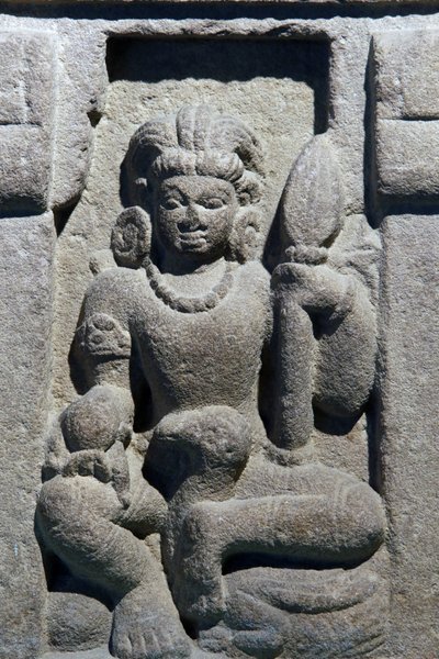 印度国家博物馆，德里。 卡蒂凯亚。 古普塔，公元 6 世纪，瓦拉纳西（北方邦）。 石头。 细节。 印度。 作者 不明