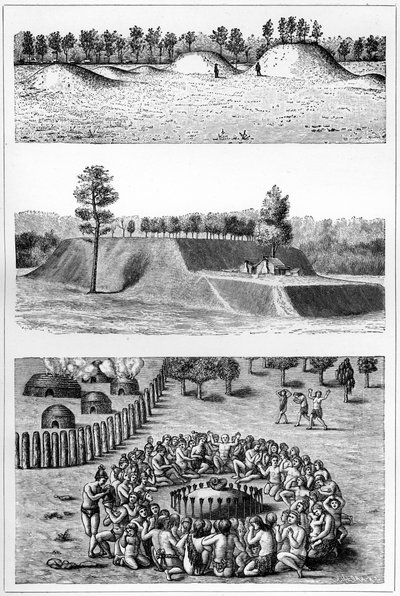 美国原住民考古遗址，1901年 作者 不明
