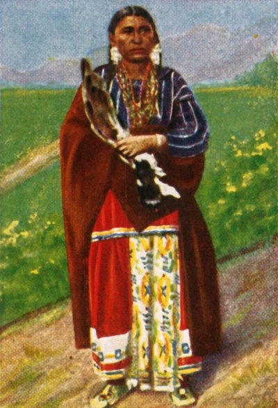 美国原住民妇女，c1928。 作者 不明