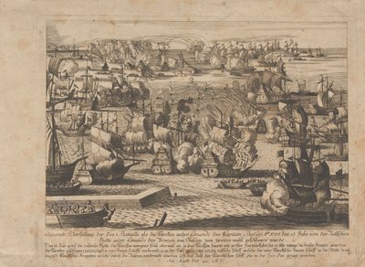 1788年7月13日，俄罗斯和奥斯曼舰队之间的海战，1788年。 作者 不明