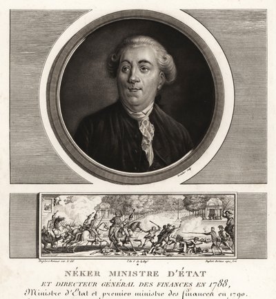 内克尔(Jacques Necker)，国务部长兼财政总长 作者 不明