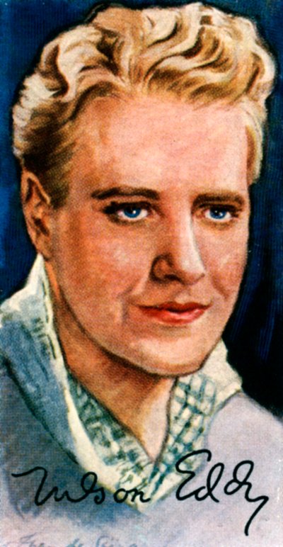 纳尔逊·阿克曼·埃迪（Nelson Ackerman Eddy），1901-1967年，美国歌手和电影演员，二十世纪 作者 不明