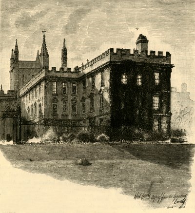 1898年，来自花园的新学院。 作者 不明