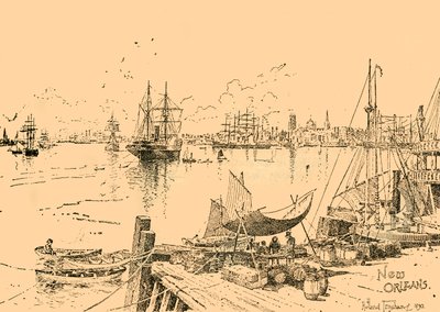 路易斯安那州新奥尔良，约建于1890年。 作者 不明