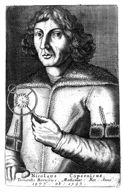 Nicolas Copernicus，波兰天文学家和数学家 作者 不明