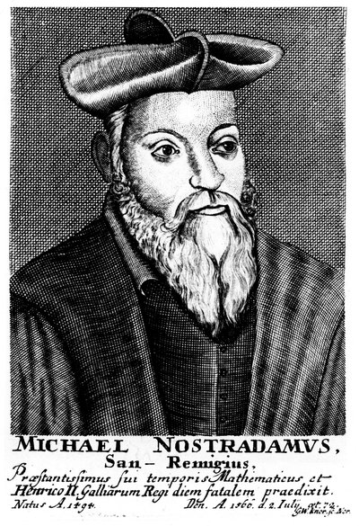 Nostradamus，16世纪法国医师和占星家，1725年 作者 不明