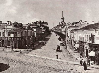 俄罗斯莫斯科Novaya Basmannaya街，1880年代 作者 不明