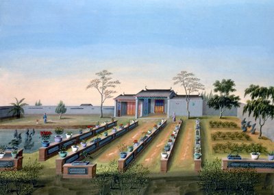 苗圃花园，中国，约1820-1840年 作者 不明